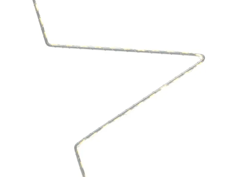 Deko-Stern mit LED-Beleuchtung Warmweiß 58 cm