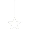 Deko-Stern mit LED-Beleuchtung Warmweiß 38 cm