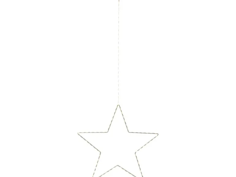 Deko-Stern mit LED-Beleuchtung Warmweiß 38 cm