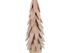 Deko-Tannenbaum aus Holz 40 cm x 16 cm x 16 cm Natur