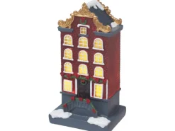 Deko-Weihnachtshaus mit LED-Beleuchtung 4-fach sortiert