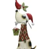 Deko-Weihnachtshund 78 cm x 3 cm x 32,5 cm