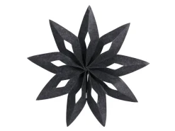DPI Stern-Hänger aus Filz 50 cm Schwarz