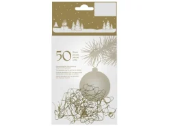 Drahtaufhänger Gold 50 Stück