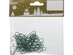 Drahtaufhänger S-Haken im Beutel Grün