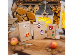 DuneDesign Adventskalender Bastelset mit Zahlen Buchstaben und Figuren