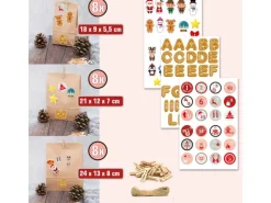 DuneDesign DIY Adventskalender Zum Selbst Befüllen mit 24 Papiertüten