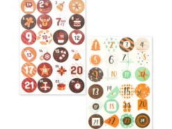 DuneDesign DIY Adventskalender Zum Selbst Befüllen 24 Geschenk-Säckchen Braun