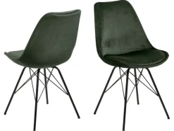 ebuy24 Erin Esszimmerstuhl tannenGrün Schwarz