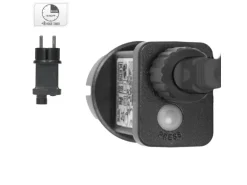 ECD Germany LED Cluster Lichterkette 36m 480LED Kaltweiß Timer 8 Modi