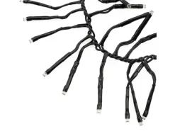 ECD Germany LED Cluster Lichterkette 14m 700 LEDs Extra Warmweiß 8 Modi IP44