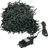 ECD Germany LED Cluster Lichterkette Extra Warmweiß 1500LED 30m 8 Programm IP44