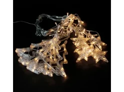 ECD Germany LED Fenster Lichtervorhang 220cm mit 138 LEDs Warmweiß 8 Funktionen