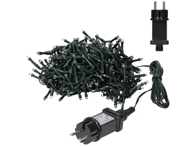 ECD Germany LED Lichtervorhang 6 m 180 Warmweiße LEDs Eiszapfen Lichterkette