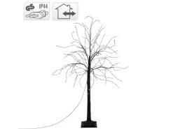 ECD Germany LED-Baum 120 cm 480 Warmweiß LEDs Künstlicher Lichterbaum