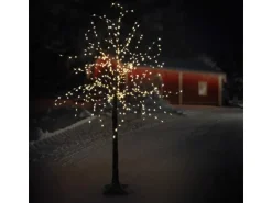 ECD Germany LED-Baum 120 cm 480 Warmweiß LEDs Künstlicher Lichterbaum