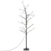 ECD Germany LED-Baum 120 cm 240 Warmweißen LEDs Lichterbaum mit Timer