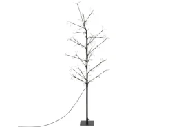 ECD Germany LED-Baum 120 cm 240 Warmweißen LEDs Lichterbaum mit Timer