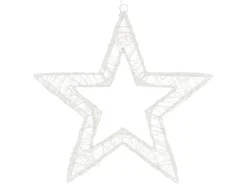 ECD Germany LED-Weihnachtsstern 38 cm mit 960 Warmweiß LEDs und Timer