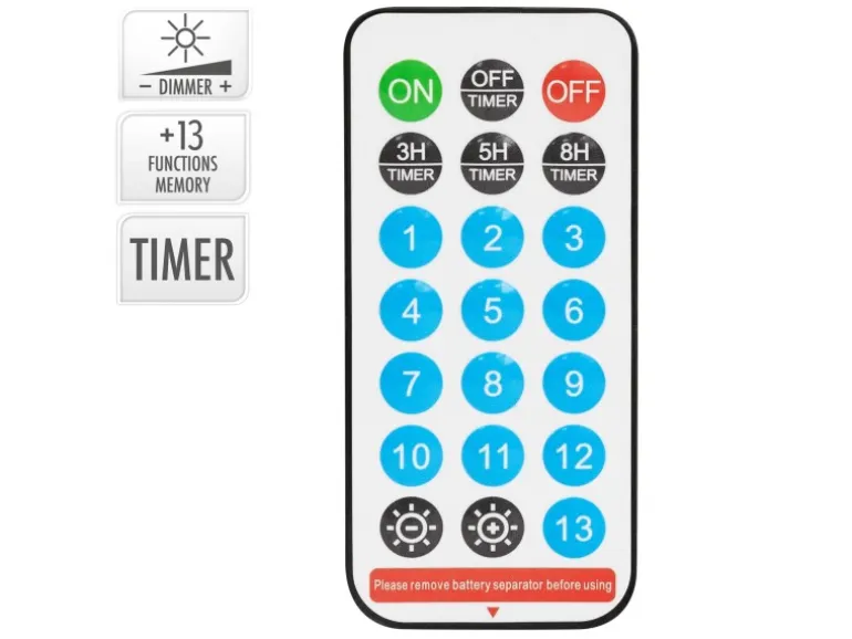 ECD Germany Solar Lichterkette Aussen 16m 800LED Warmweiß Timer 13Modi