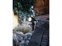 Eglo LED Außen-Erdspieß Nema 1 GU10 1-flammig Schwarz 3 W