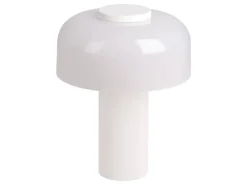 EGLO LED Außen-Tischlampe Ponente Weiß Akku-Touchdimmer/kabellos/H 200mm/IP44