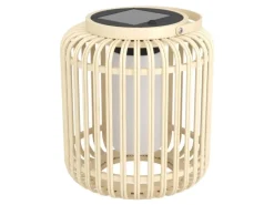 Eglo LED-Solar-Tischleuchte Marliano 24 cm x Ø 21 cm Braun