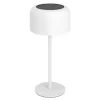 EGLO Solar LED Akku Tischleuchte ROCCANOVA Weiß Touchdimmer IP44