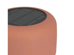 EGLO Solar LED Akku Tischleuchte ROCCANOVA Rot Touchdimmer IP44