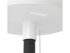 EGLO Solar-LED-RGBW-Tischleuchte MONTAPALMA Weiß-Schw. rund m. Zugschalter IP54