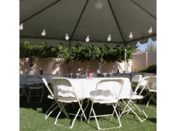 10er-LED-Solar-Lichterkette Glühbirne 7,60 m Schwarz