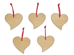 Erst-Holz Christbaumschmuck Holzschmuck Deko Herz