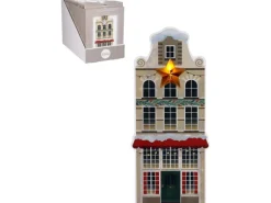 Fensteraufkleber Haus Beige batterieb. 29 x 22 cm