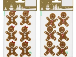 Filzornamente mit Klebepunkt 2 Arten 6 Stück