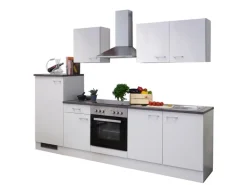 Flex-Well Classic Küchenzeile Lucca 270 cm Weiß matt