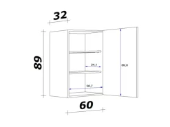 Flex-Well Classic Küchenzeile Wito 280 cm Weiß
