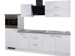 Flex-Well Exclusiv Küchenzeile Joelina 270 cm Weiß
