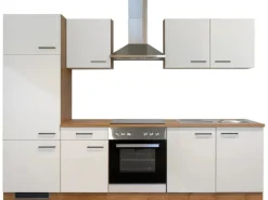 Flex-Well Exclusiv Küchenzeile Vintea 270 cm Magnolia-Lancelot Oak