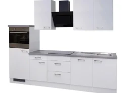 Flex-Well Exclusiv Küchenzeile Joelina 280 cm Weiß