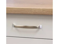 Flex-Well Exclusiv Küchenzeile Valero 310 cm Hochglanz Weiß-Sonoma Eiche