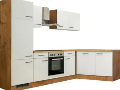 Flex-Well Exclusiv Winkelküche Vintea 280x170 cm Magnolia-Lancelot Oak