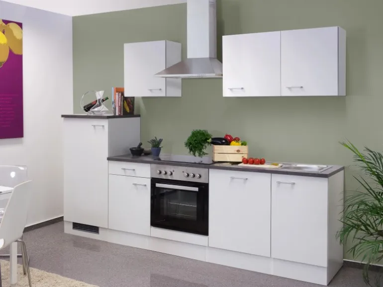 Flex-Well Küchenzeile Lucca 280 cm Weiß