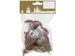 Fliegenpilze Styropor mit Moos 6 Stück