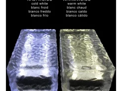 Fuchs Solar Pflasterstein Kaltweiß 19,6 cm x 9,6 cm x 6 cm