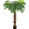 furnicato Künstliche Palme Cycas mit Topf 160 cm Grün