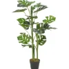 furnicato Künstliche Pflanze Monstera mit Topf Grün 100 cm