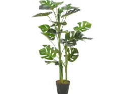 furnicato Künstliche Pflanze Monstera mit Topf Grün 100 cm