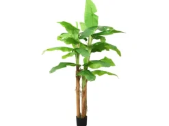 furnicato Künstlicher Bananenbaum mit Topf 300 cm Grün