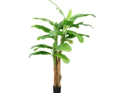furnicato Künstlicher Bananenbaum mit Topf 300 cm Grün