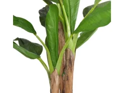 furnicato Künstlicher Bananenbaum mit Topf 175 cm Grün